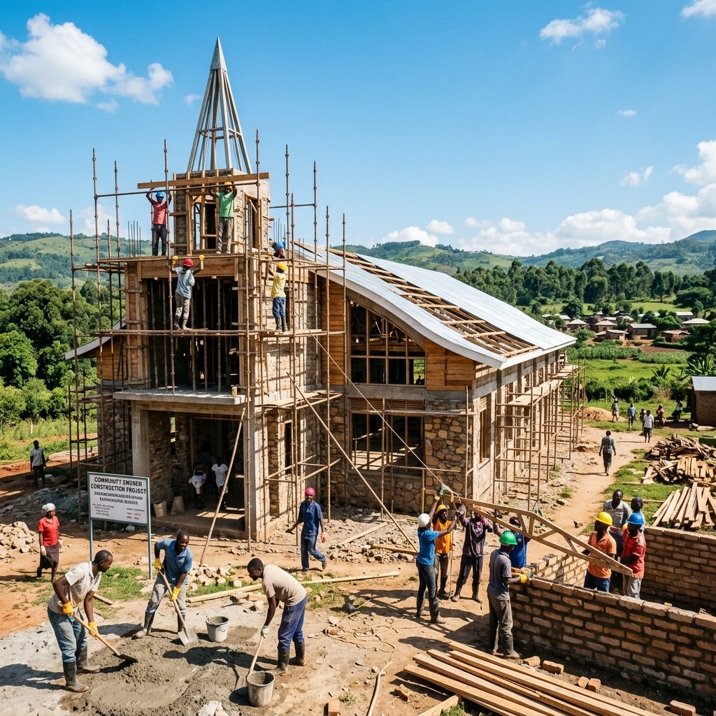 Stu-MM Corporate Rural Church Sanctuary Construction Project